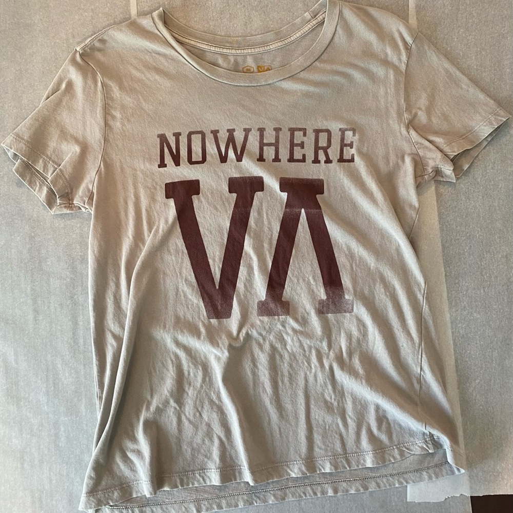 RVCA tee shirt, size medium